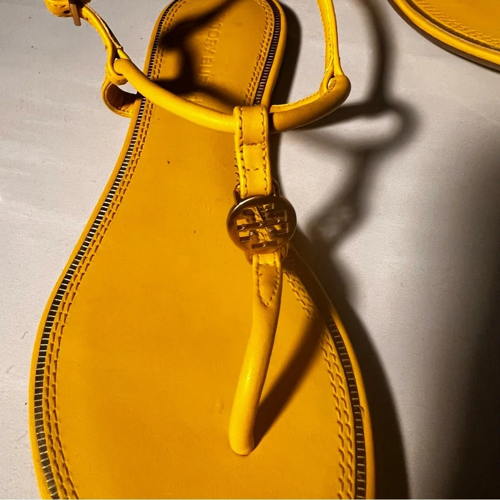 Tory Burch Yellow Sandals